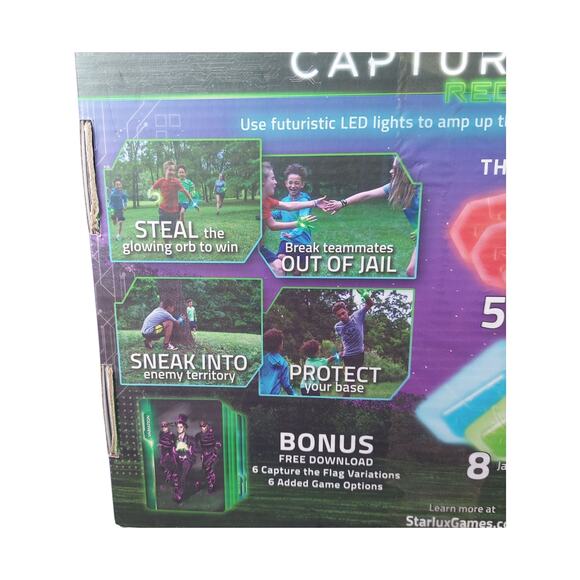 Starlux Games Capture The Flag Redux Glow In The Dark Outdoor Game New Open Box - Picture 8 of 10